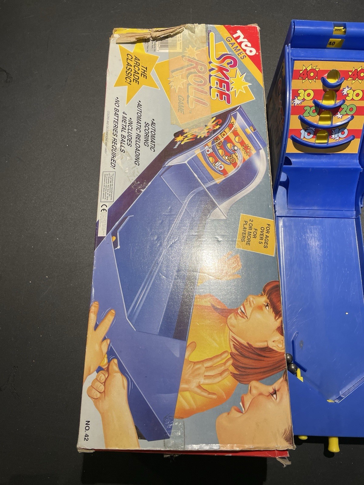 Tyco Arcade Classic Skee Roll Vintage 1990’s Game with original box