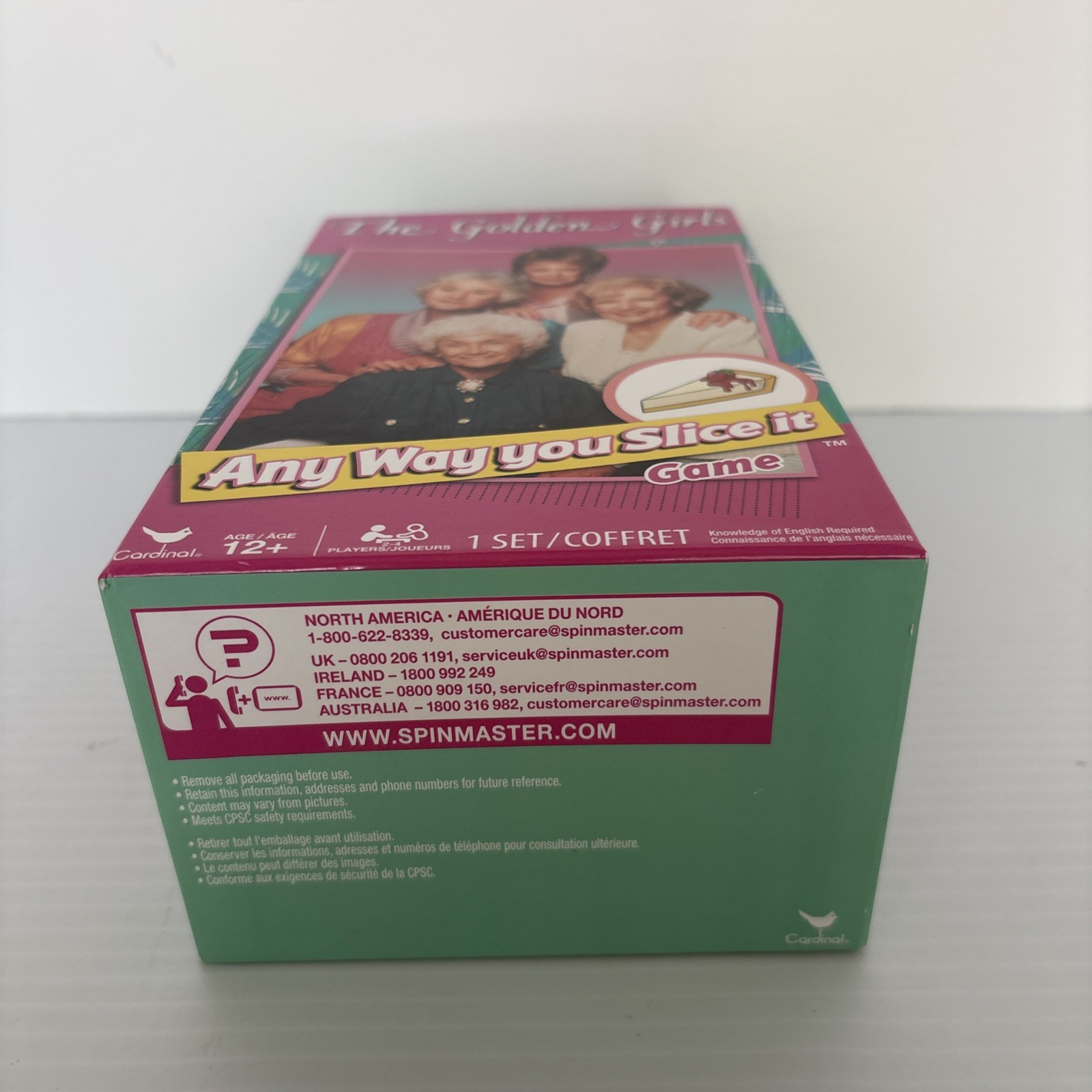 The Golden Girls Any Way You Slice It Trivia Game Cardinal Sophia Dorothy