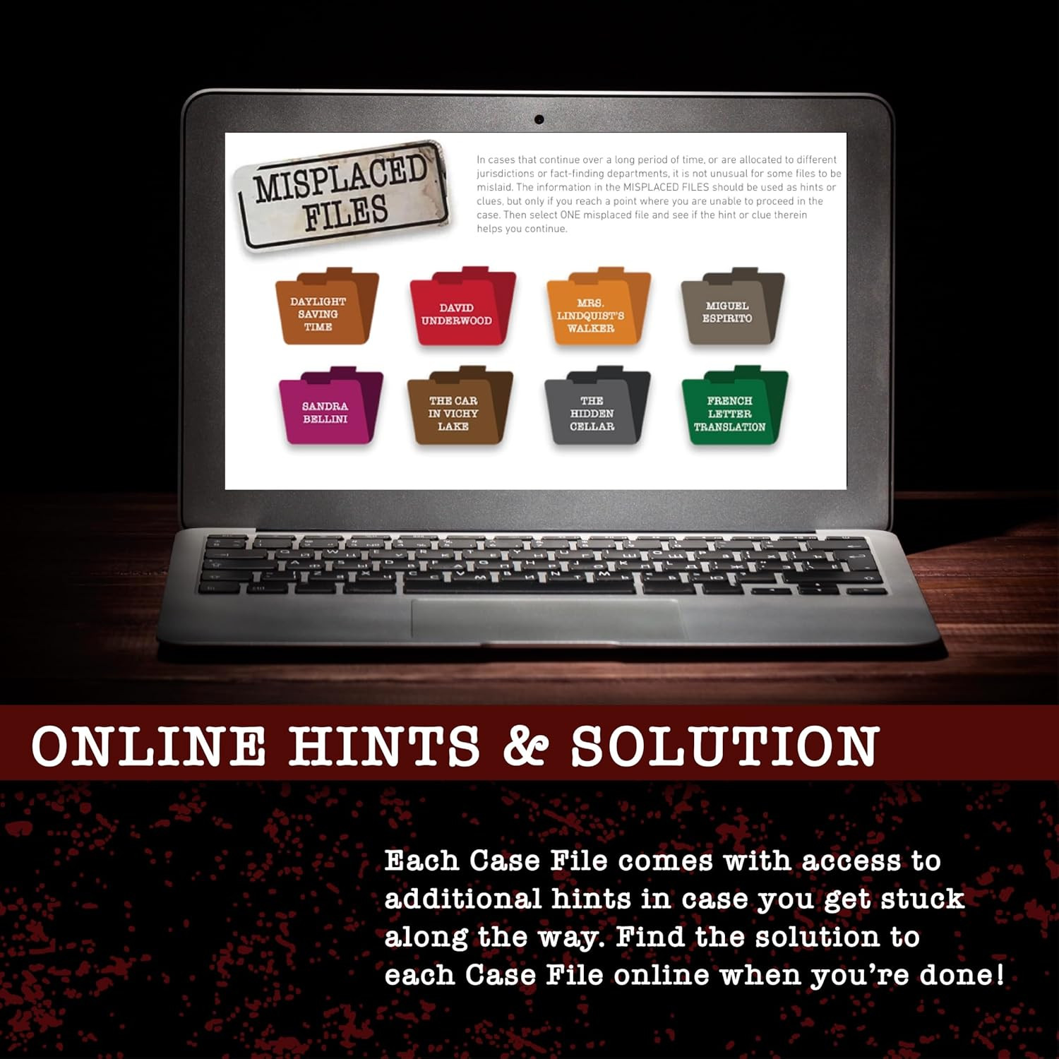 Case Files: Fire in Adlerstein Murder Mystery Game, Solve the Crime, Ages 14+