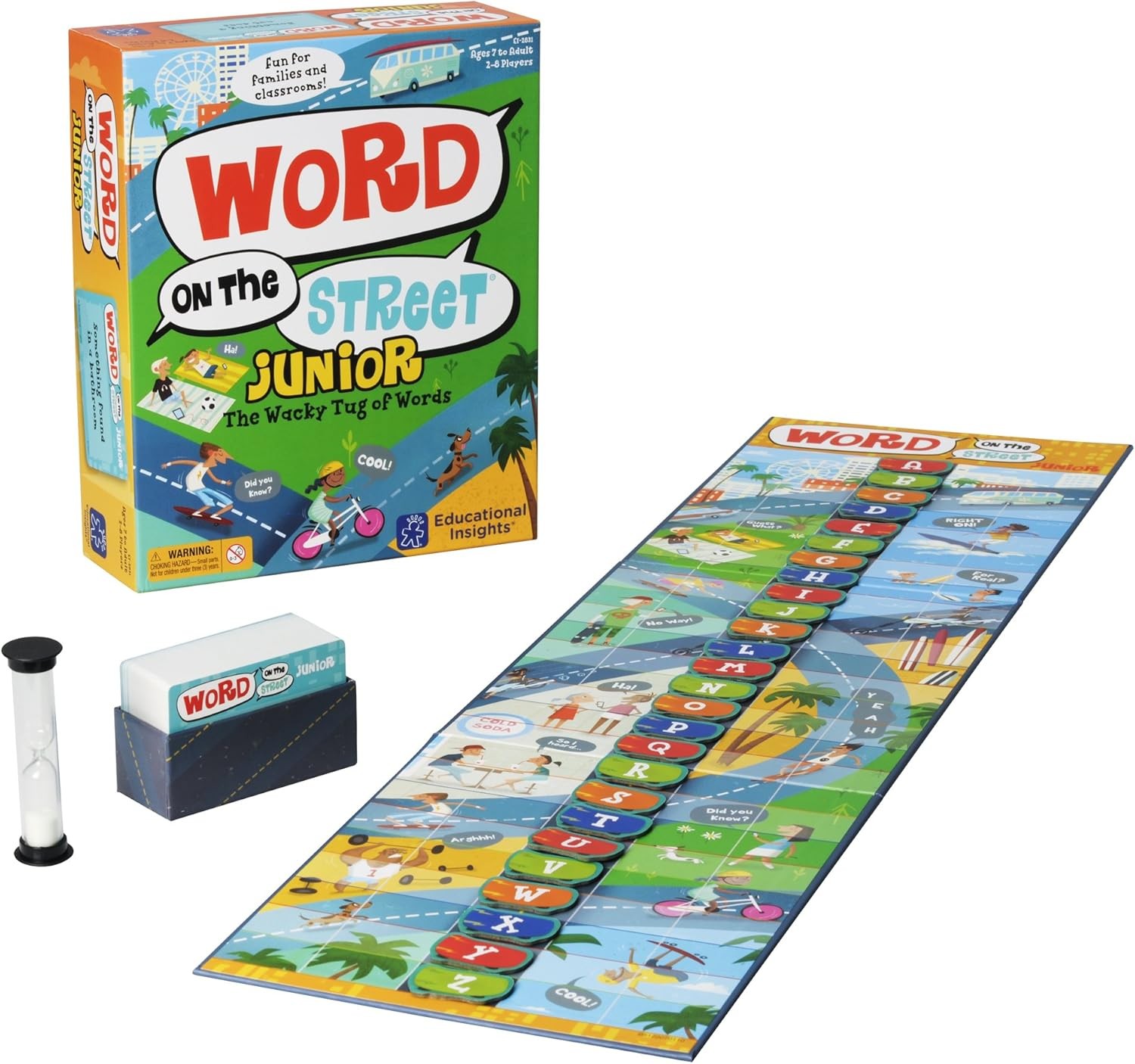 Educational Word on the Street Junior Board Family Game Night Age 7+