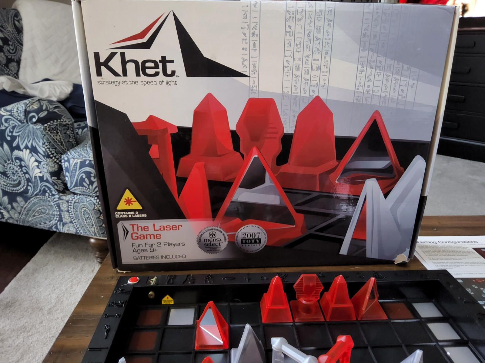 Khet Strategy At The Speed Of Light The Laser Game Mensa Select