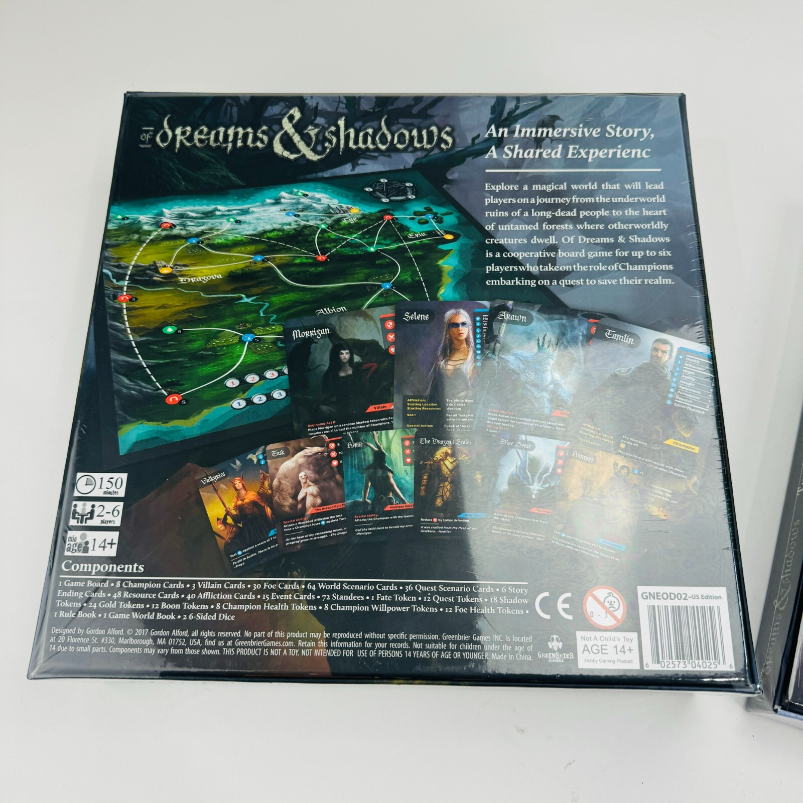 Of Dreams & Shadows Core Board Game & The Monster Within Expansion KICKSTARTER