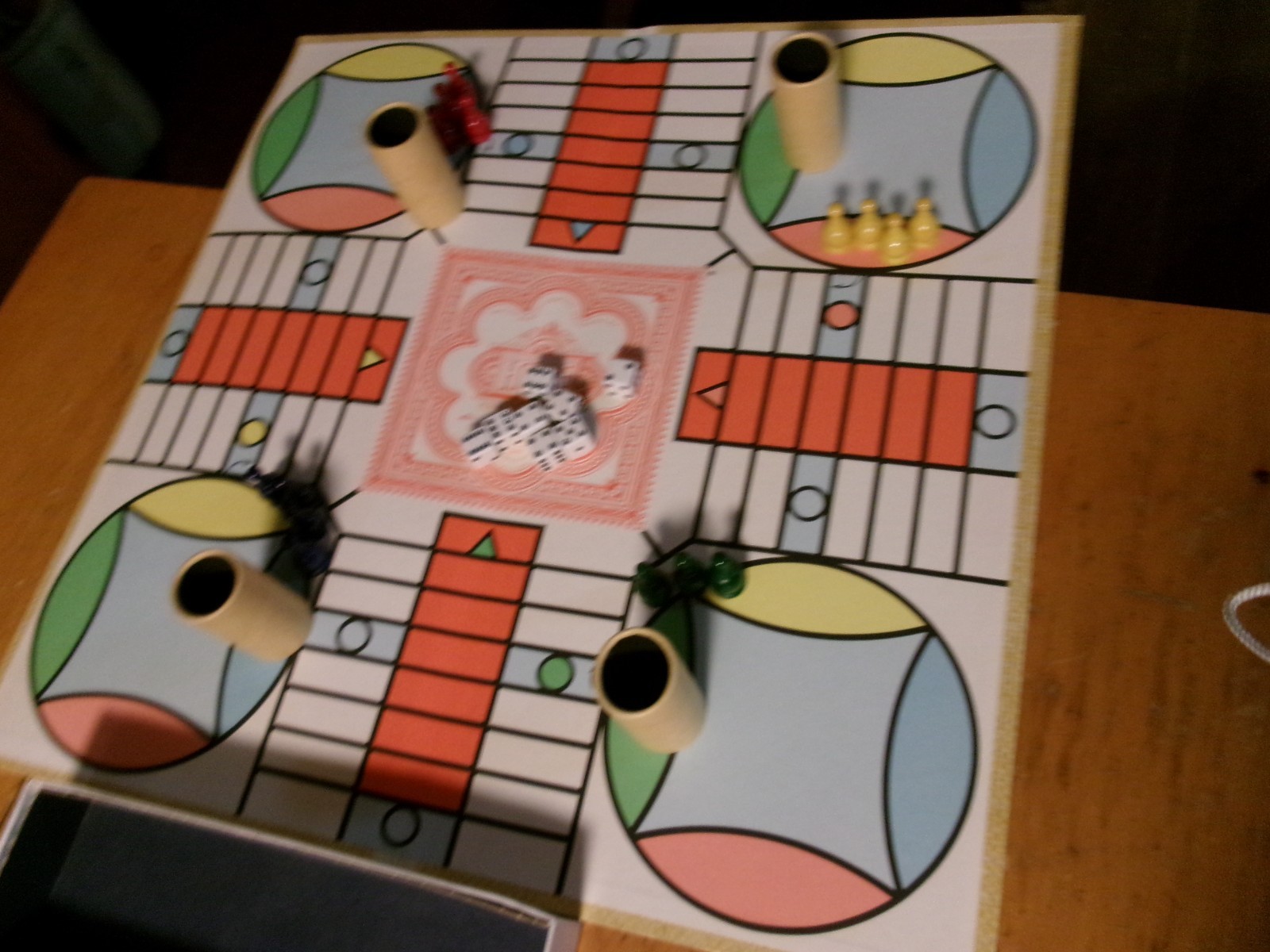 VINTAGE Deluxe Parcheesi COMPLETE Milton Bradley 1989 Classic Strategy