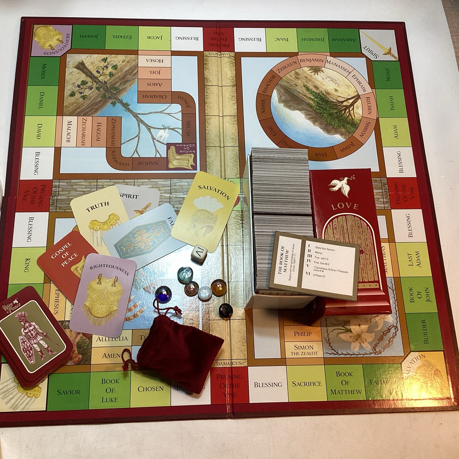 Bible Board Game The Way Of Peace Educational 12 Years And Up 2-6 Players& Teams