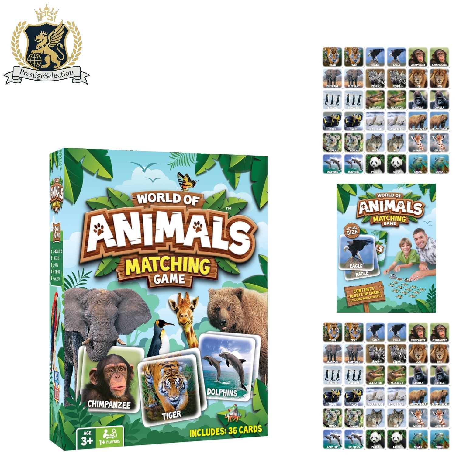 Interactive World of Animals Matching Game – Enhance Memory Skills for Kids 3 Up