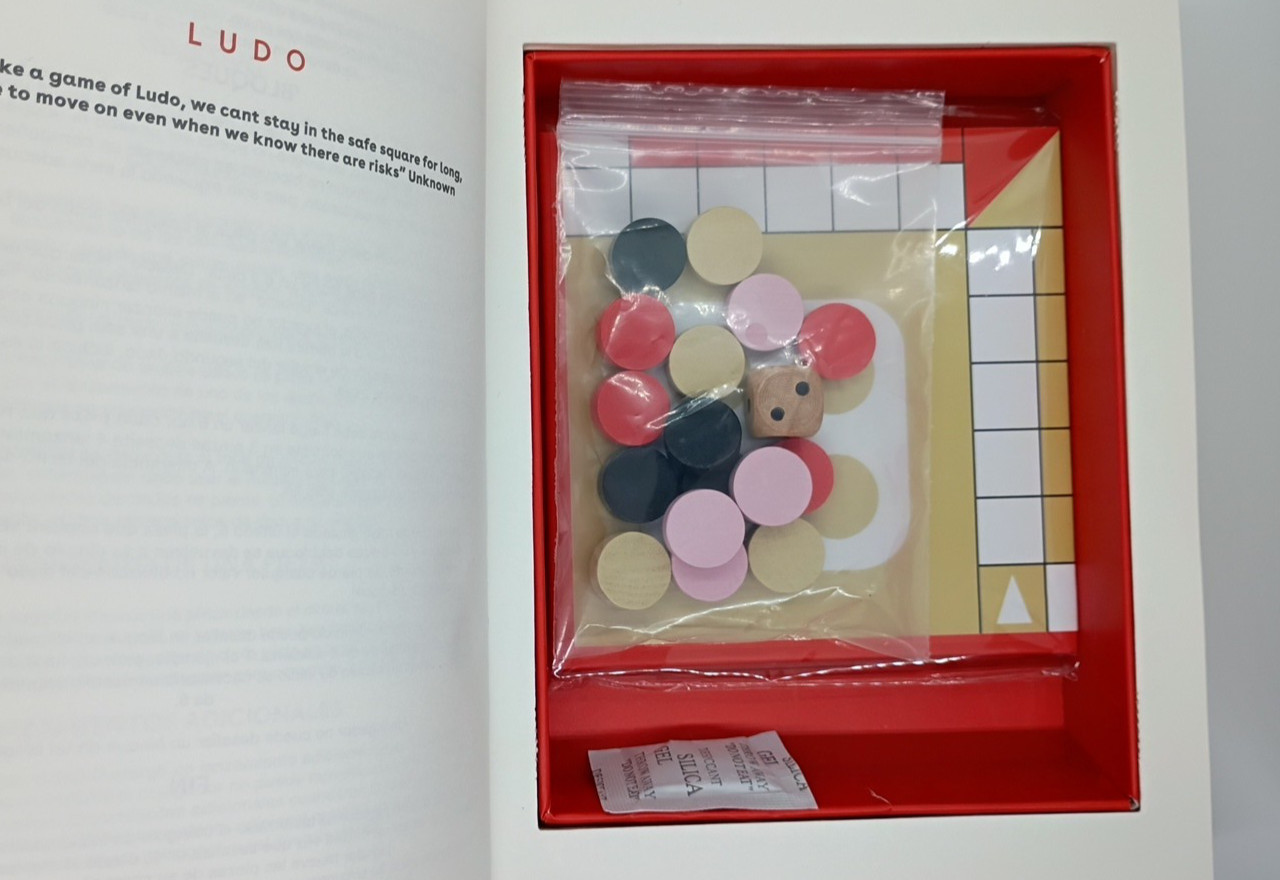 Ludo Game In A Box or Book (Actually a box!) – Trick book is a box with Ludo
