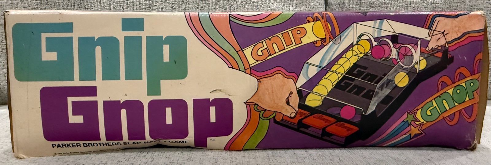 Gnip Gnop Vintage 1971 Parker Brother Slap Happy Game Original Box READ