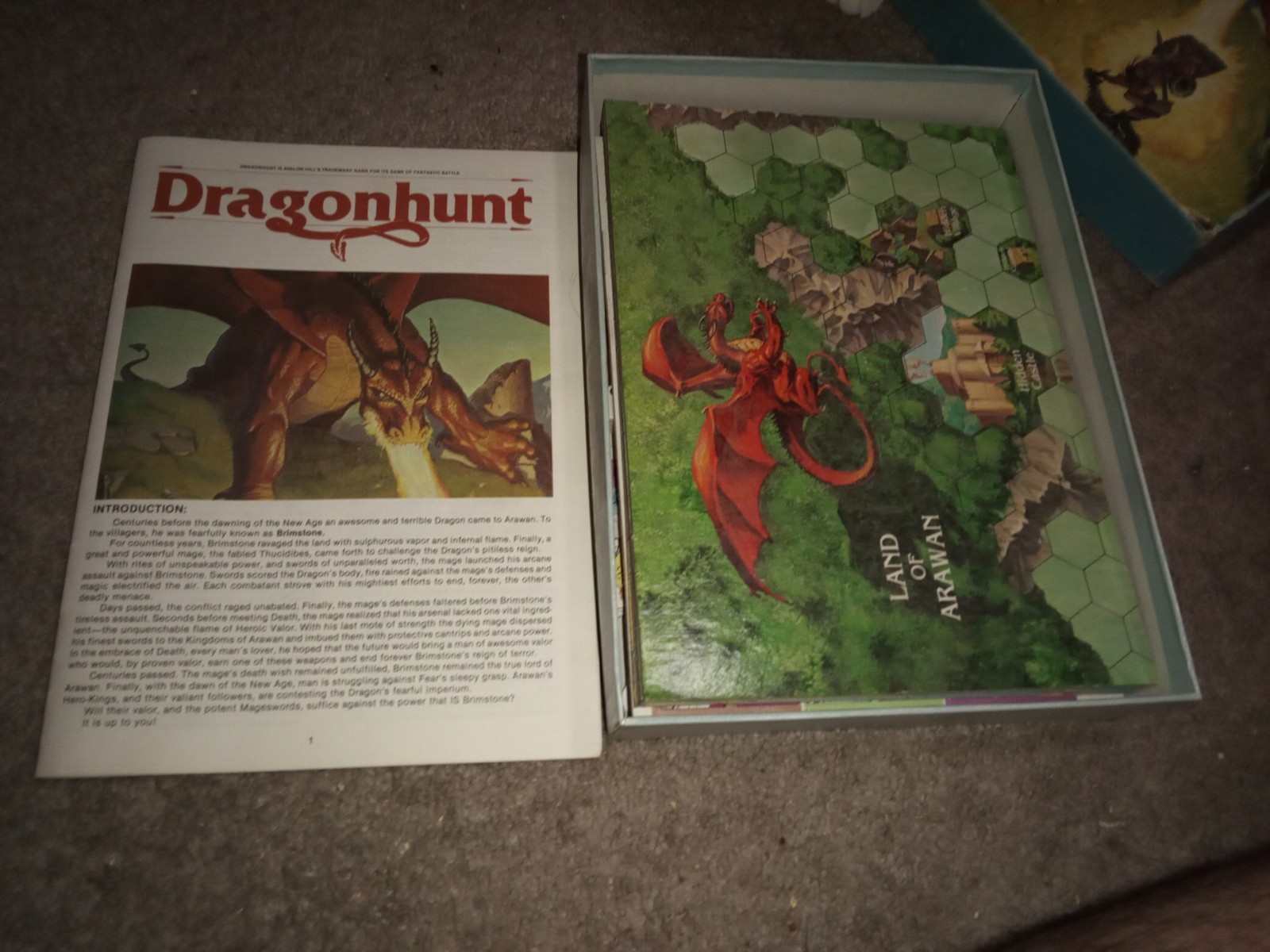 Dragonhunt the Avalon Hill game company in Baltimore Maryland