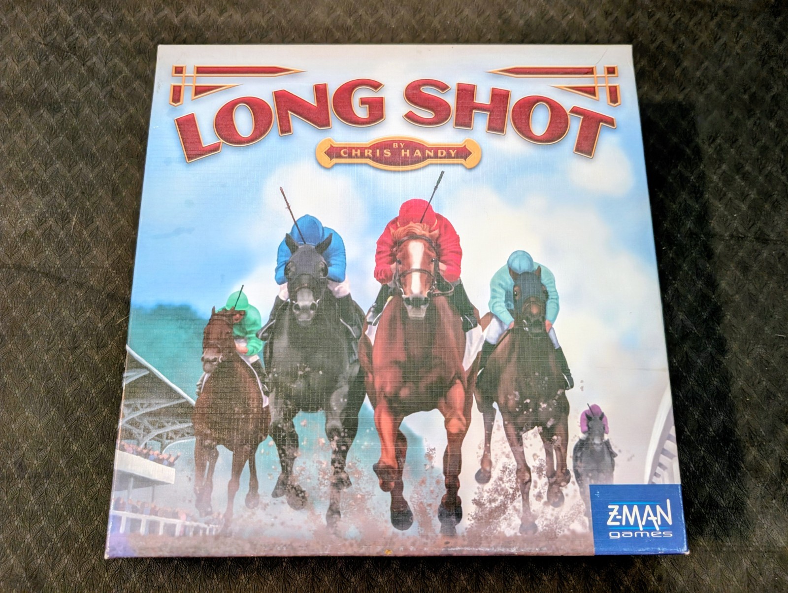 Long Shot The Horse Racing Board Game (2009) by Z-Man 3-8 Players 60 Minutes