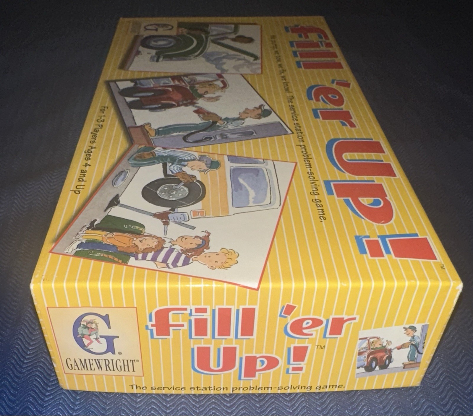 Gamewright Fill Er Up Game Service Station Problem Solving Ages 4+ COMPLETE