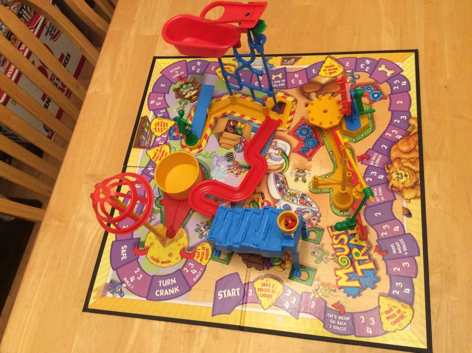 Vintage 2005 Milton Bradley ~ MOUSE TRAP BOARD GAME No Marble, Instructions Incl