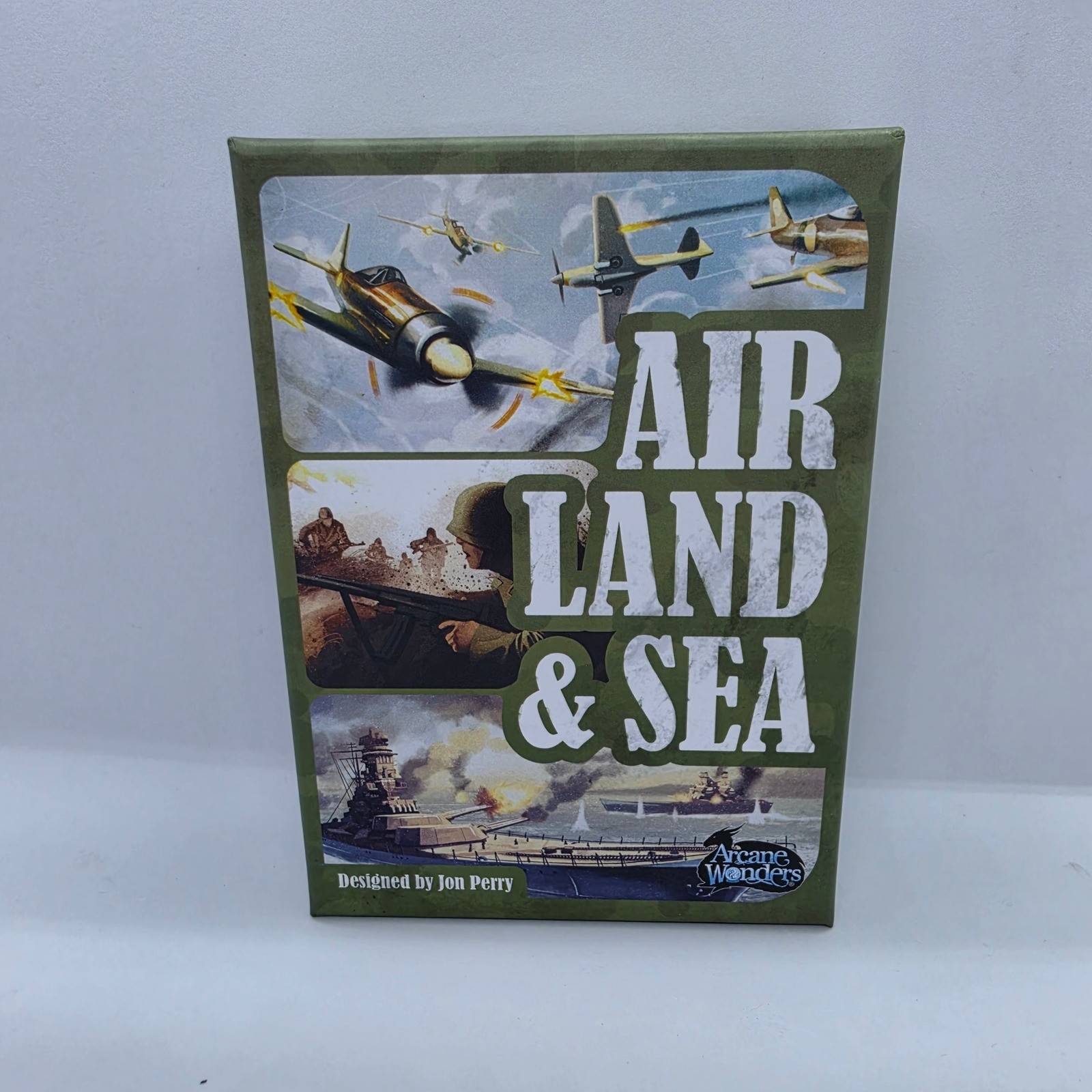 Arcane Wonders Air Land & Sea Board Game Jon Perry 2020 Revised Edition New