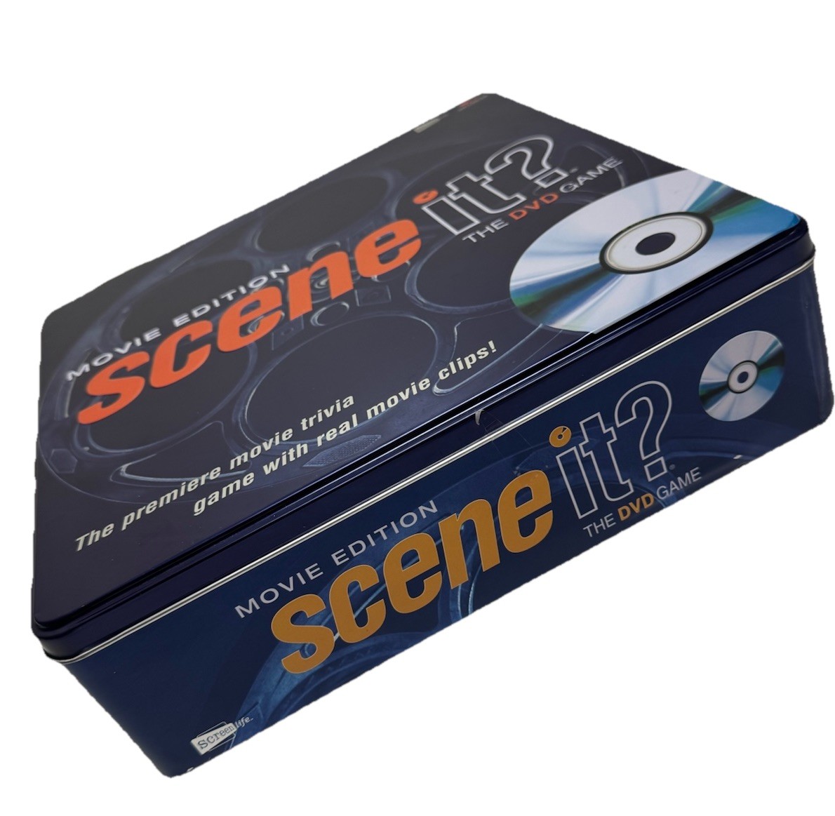 Scene It? Movie Edition The DVD Game 2004 With Deluxe Sequel Pack Tin Party Game