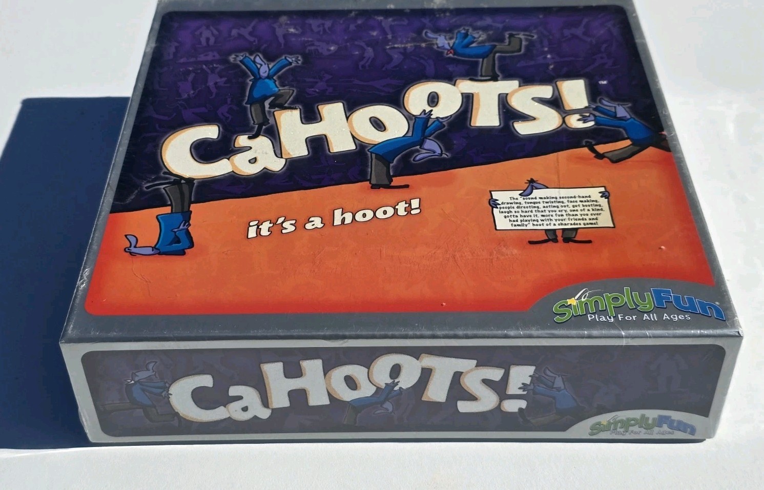 Cahoots Board Game Family Party All Ages Charades SimplyFun 2007 New Sealed