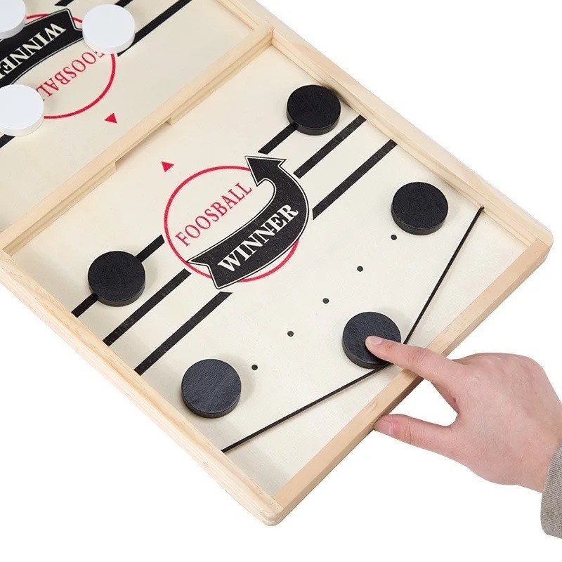 Fast Sling Puck Board Game Table Hockey Foosball Toys For Family Children*