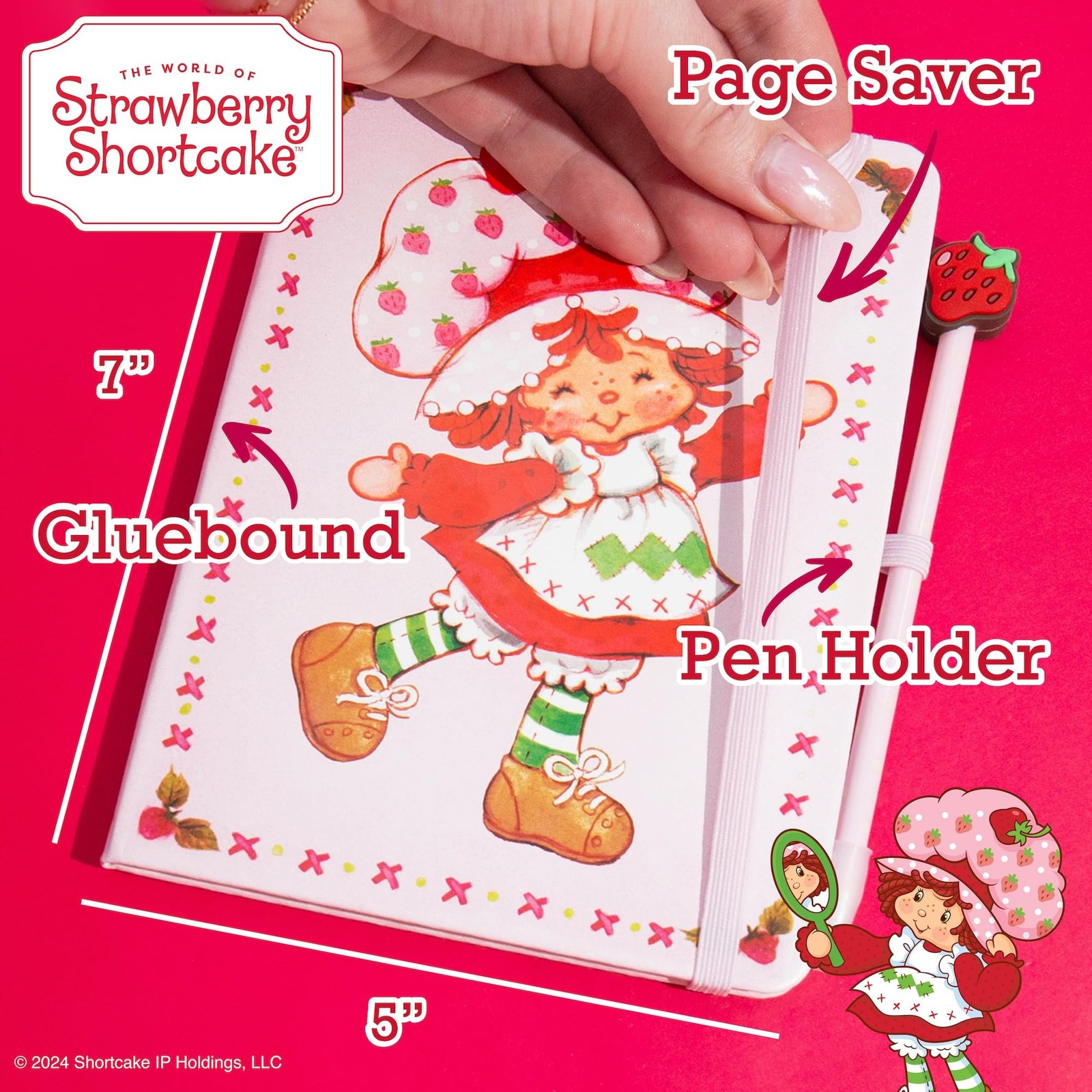 Journal Set Strawberry Shortcake Cute School Supplies Diary Accessories Horizon