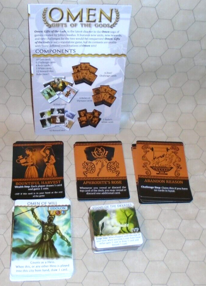Omen A Reign of War Box Set w/ Expansions CIB OOP – Kolossal Games