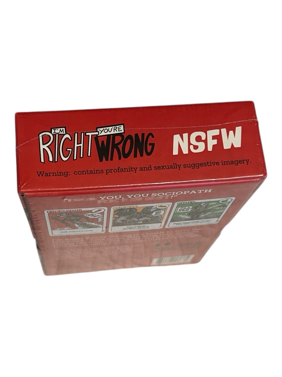 Adult Card Game I’m Right You’re Wrong NSFW for 2-5 Players Ages 21+