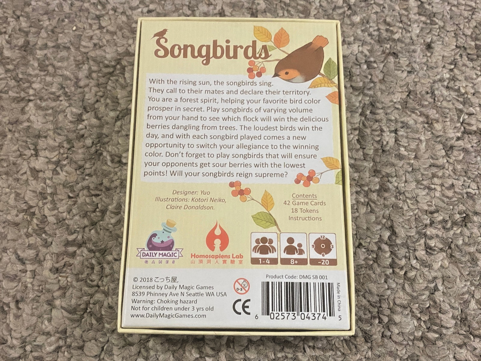 Songbirds – Daily Magic Games 2019 – Complete! Cards Sleeved
