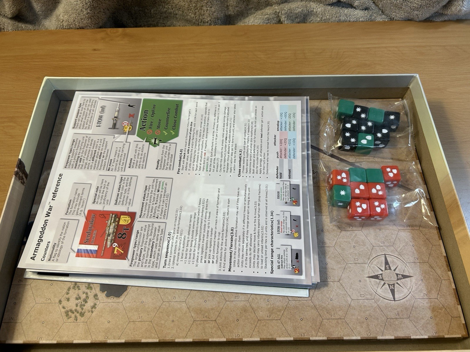 Flying Pig Games Armageddon War: Platoon Level Combat 2024 Reprint Mint Unpunch