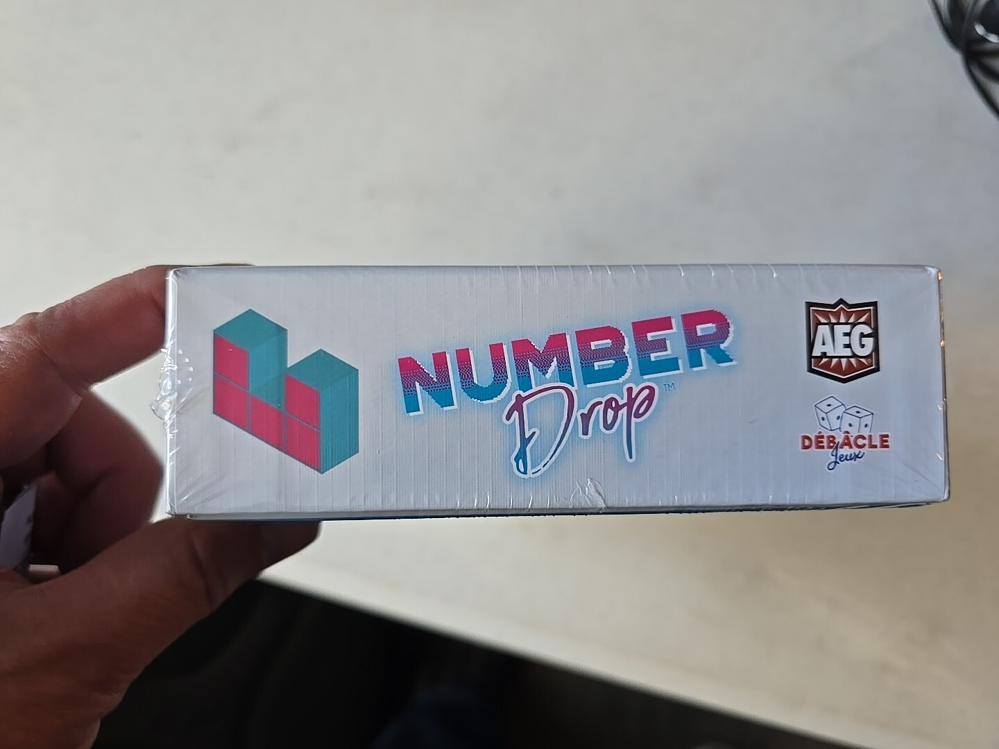 Number Drop Roll & Write Card Game AEG Retro Video Game Theme