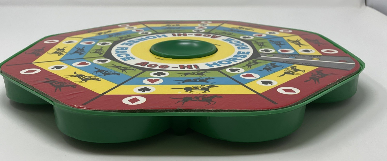 Vintage 1959 Transogram Michigan Rummy Ace Hi Horse Race Black Cat Tray