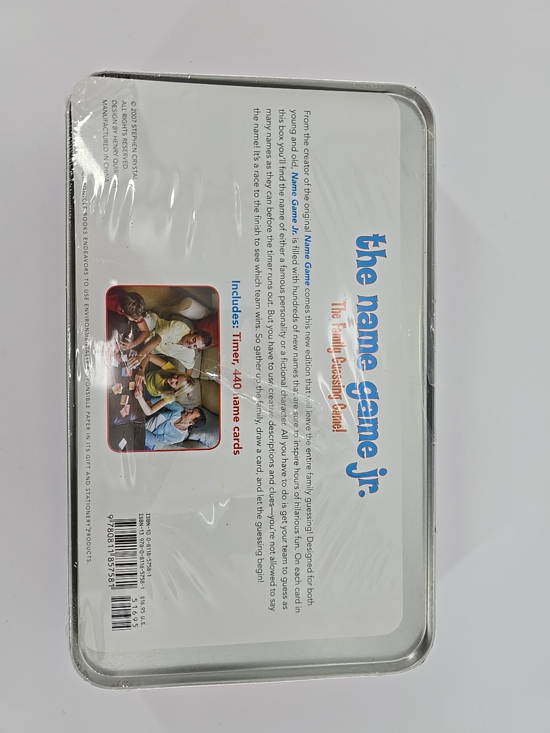 SEALED NEW! The Name Game Jr. – The Family Guessing Game! Stephen Crystal 2007