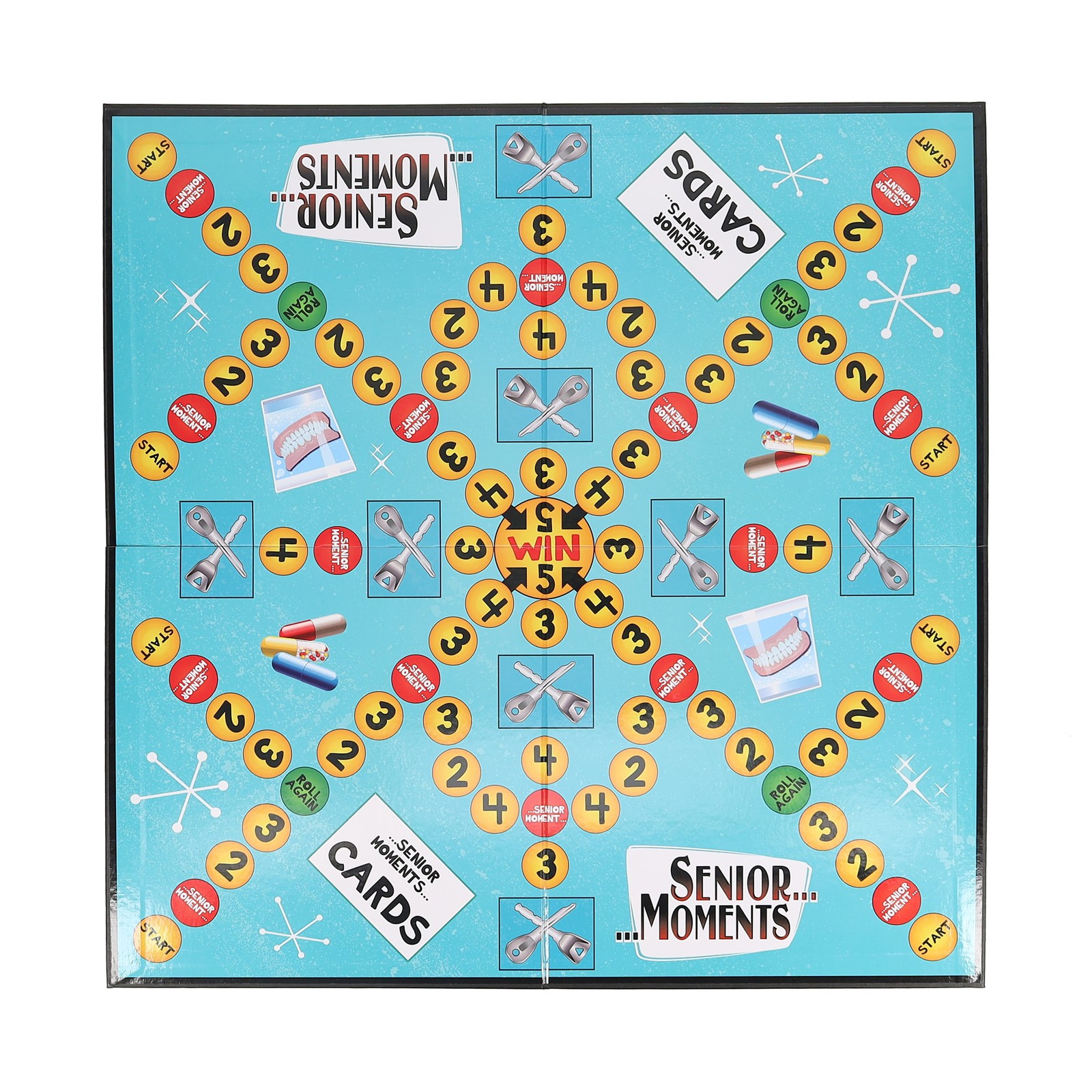 TDC Games Senior Moments Board Game for the Whole Family