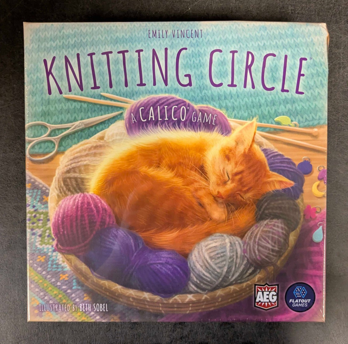 Knitting Circle – Calico Follow Up Board Game by Flatout Games (Damaged)