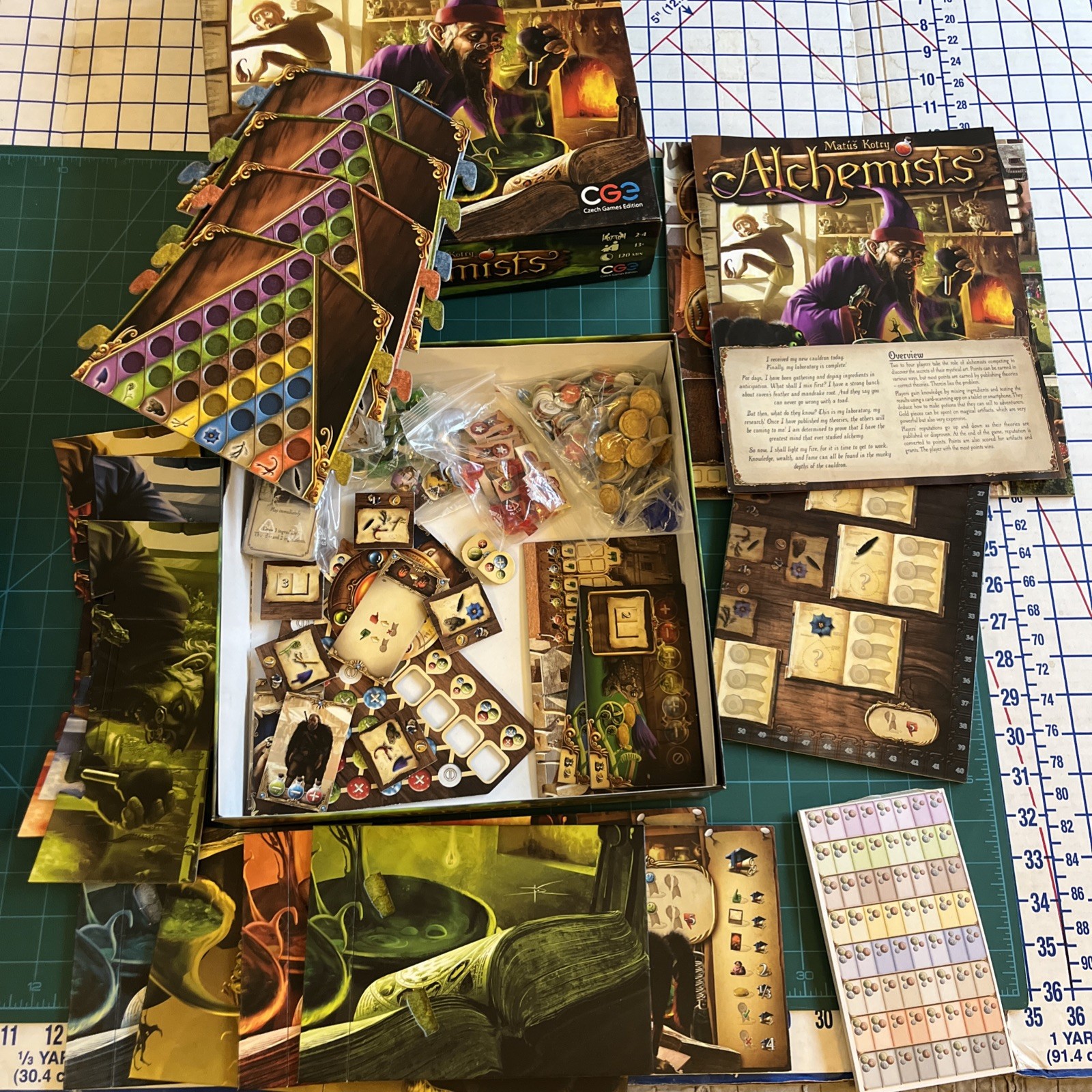 CZECH GAMES EDITION MATUS KORY ALCHEMISTS BOARD GAME – COMPLETE