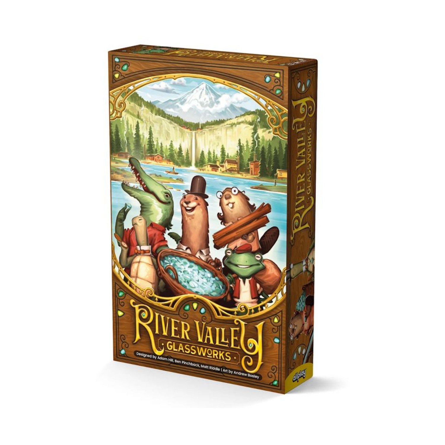 Allplay Board Game River Valley Glassworks Box SW (New)