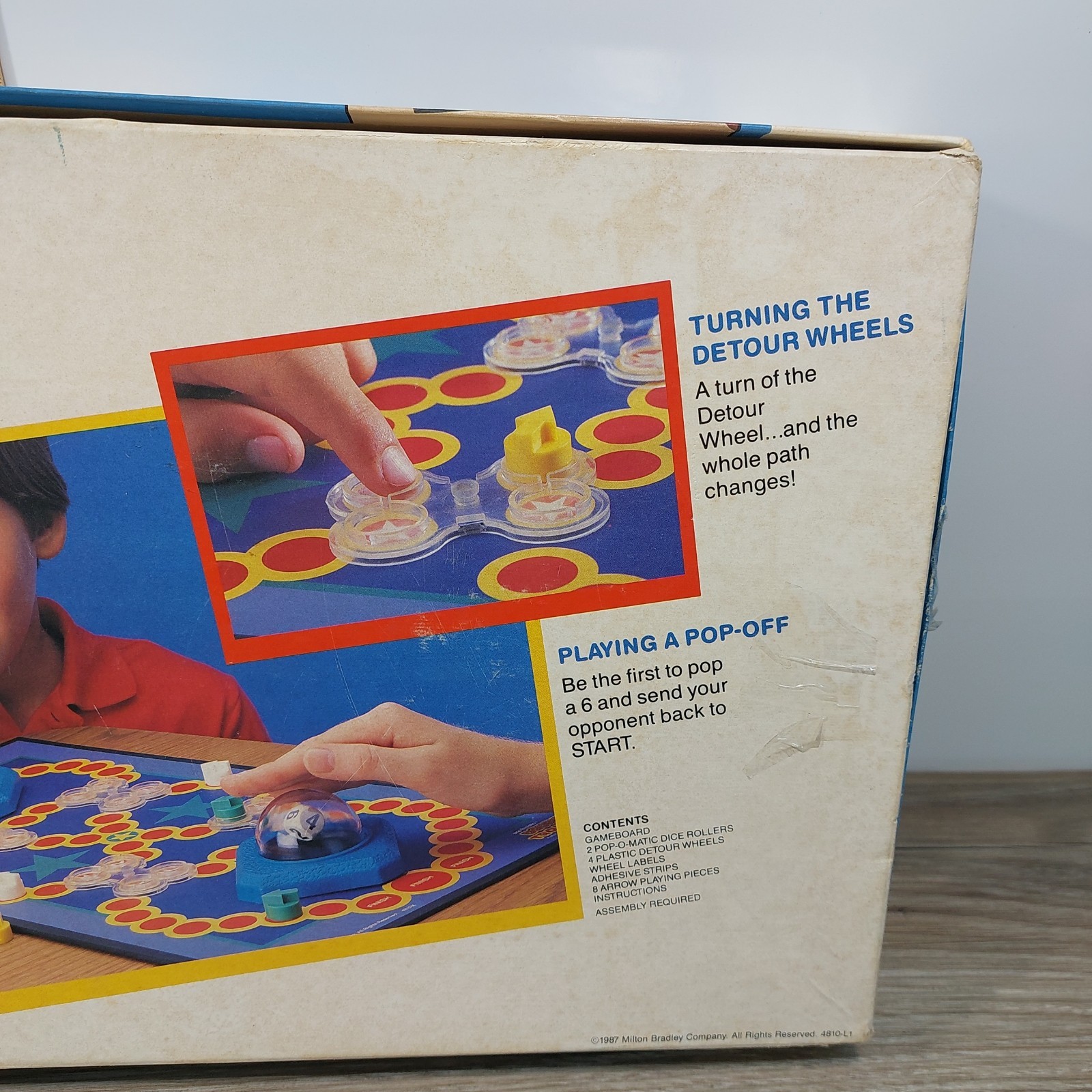 Double Trouble Board Game 1987 Milton Bradley 95% Complete Pop-o-matic