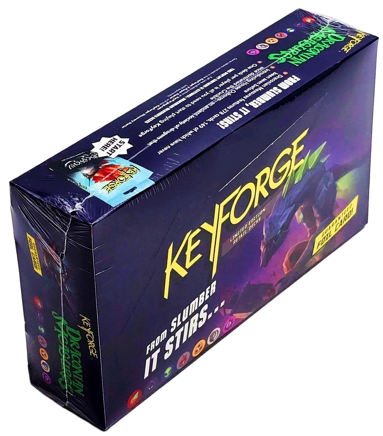 Keyforge: Draconian Measures – Limited Edition Retail Decks Display – SEALED