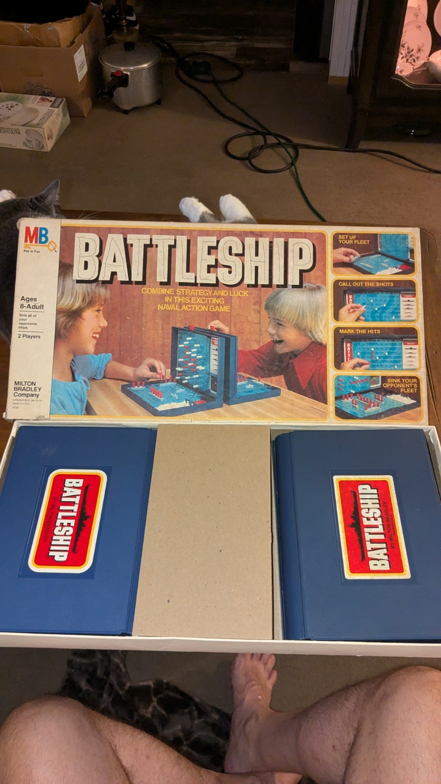 Vintage complete Battleship game 1978 Nice condition Complete