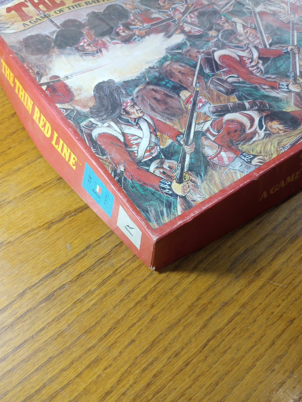 Yaquinto The Thin Red Line Battle of Waterloo Napoleon 1815 strategy game Poor