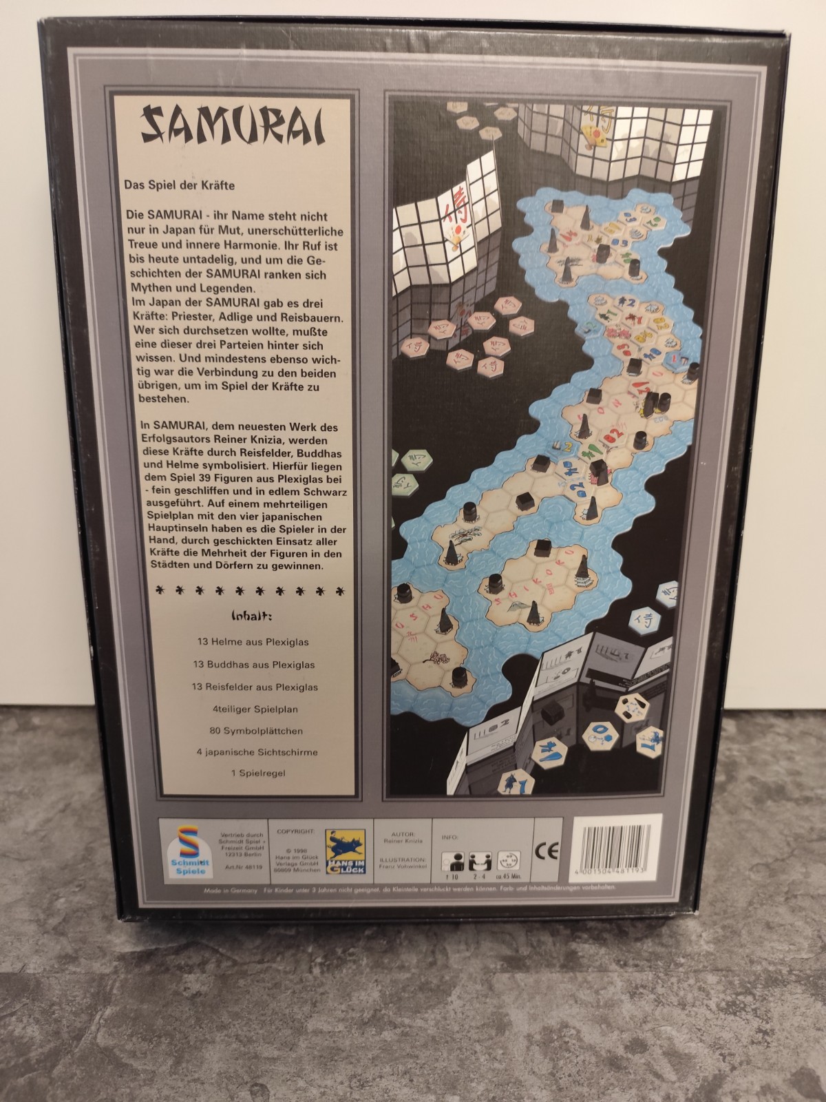 Samurai – by Reiner Knizia – board game – Hans im Glück Verlag