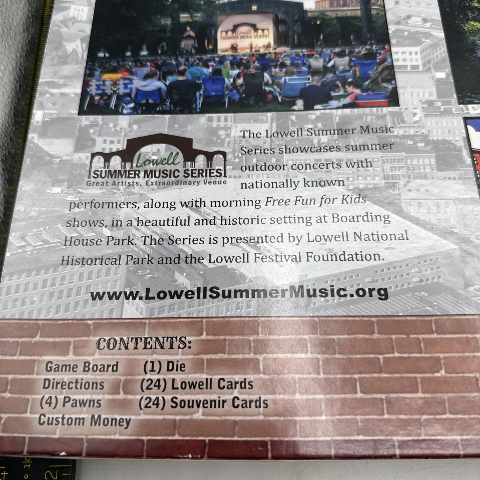 Awesomeness is Lowell Massachusetts Commemorative Board Game 2018