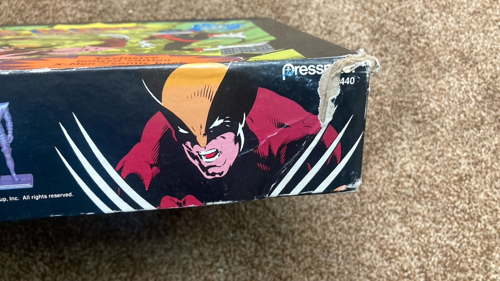 COMPLETE Uncanny X-Men Alert Adventure Game 1992 Pressman Board Game