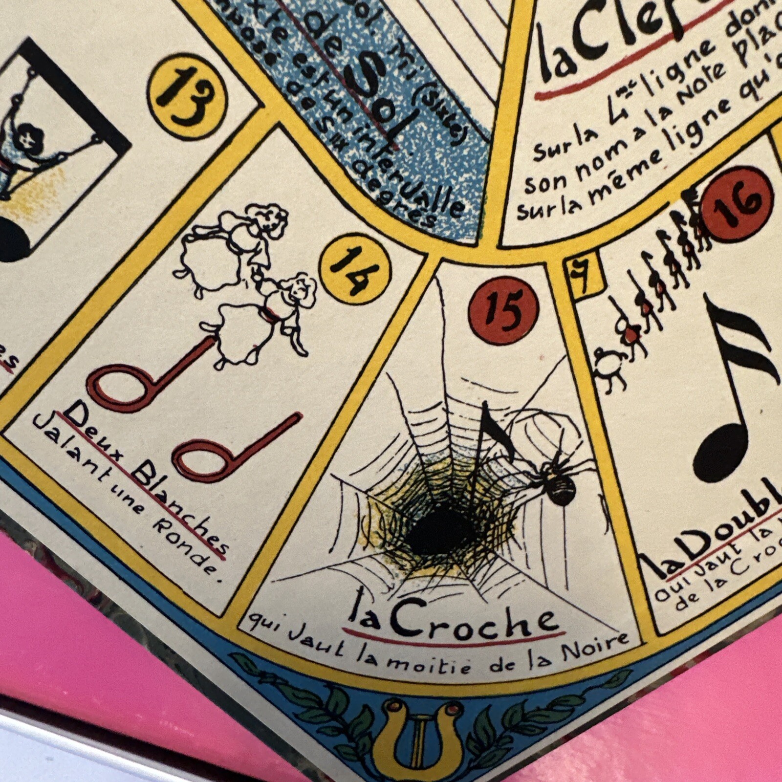 Jeu D’Oie Musical Alphonse Ledvc Vintage French Board Game of the Goose France