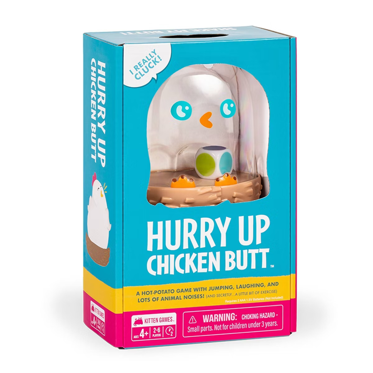 Exploding Kittens Hurry Up Chicken Butt 2-6 Players – Ages 4+ -Social Skill Game