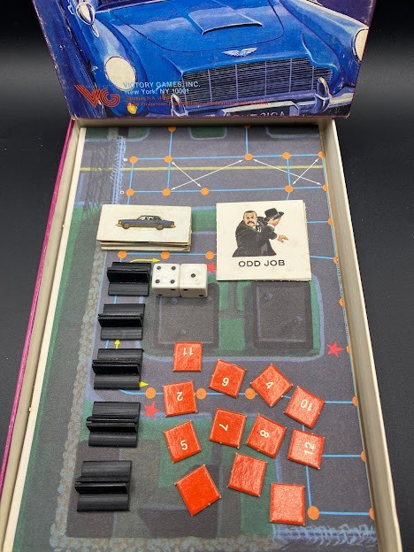 James Bond 007 Action Episode Game Victory Games Missing #3 & #6 Tiles Pre-Owned