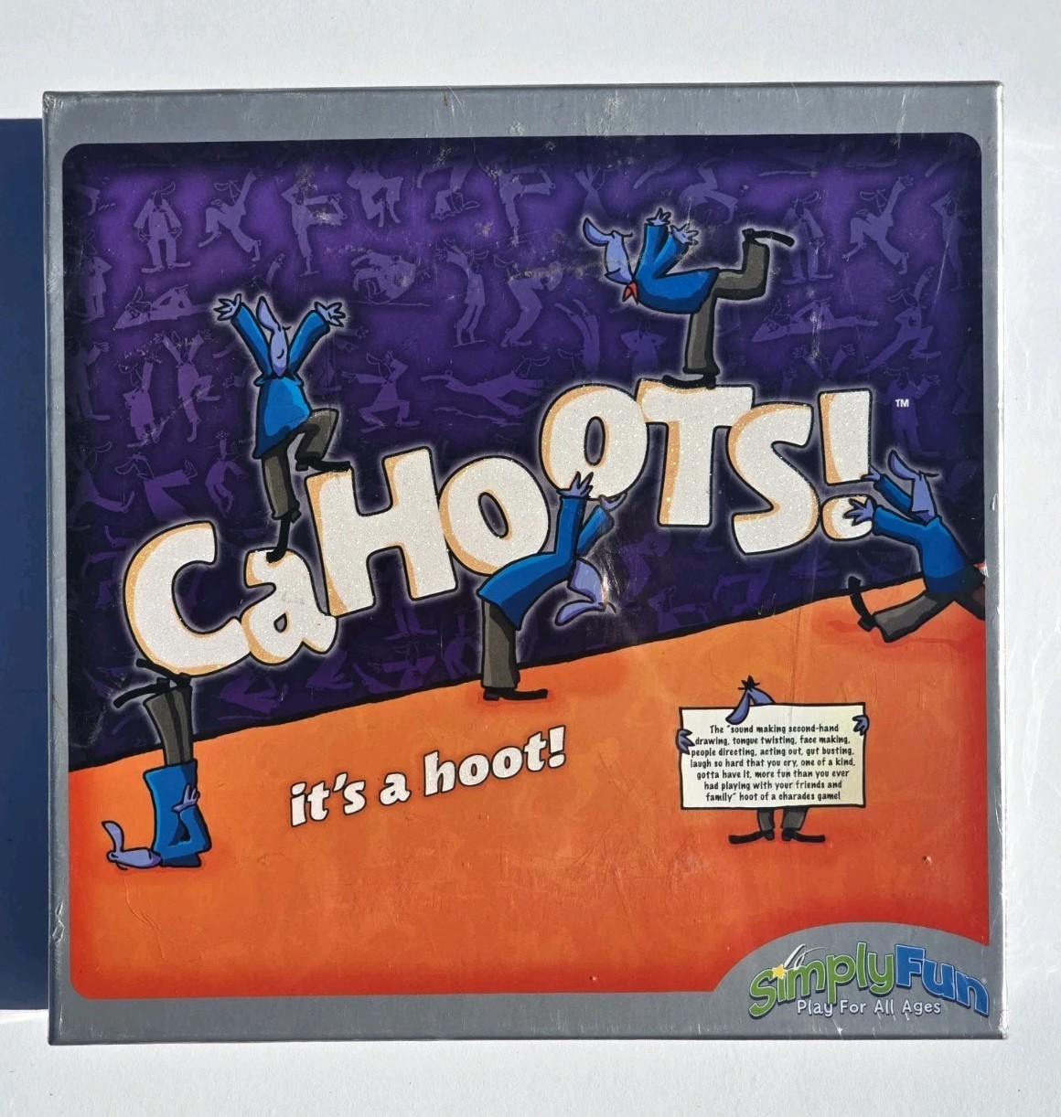 Cahoots Board Game Family Party All Ages Charades SimplyFun 2007 New Sealed