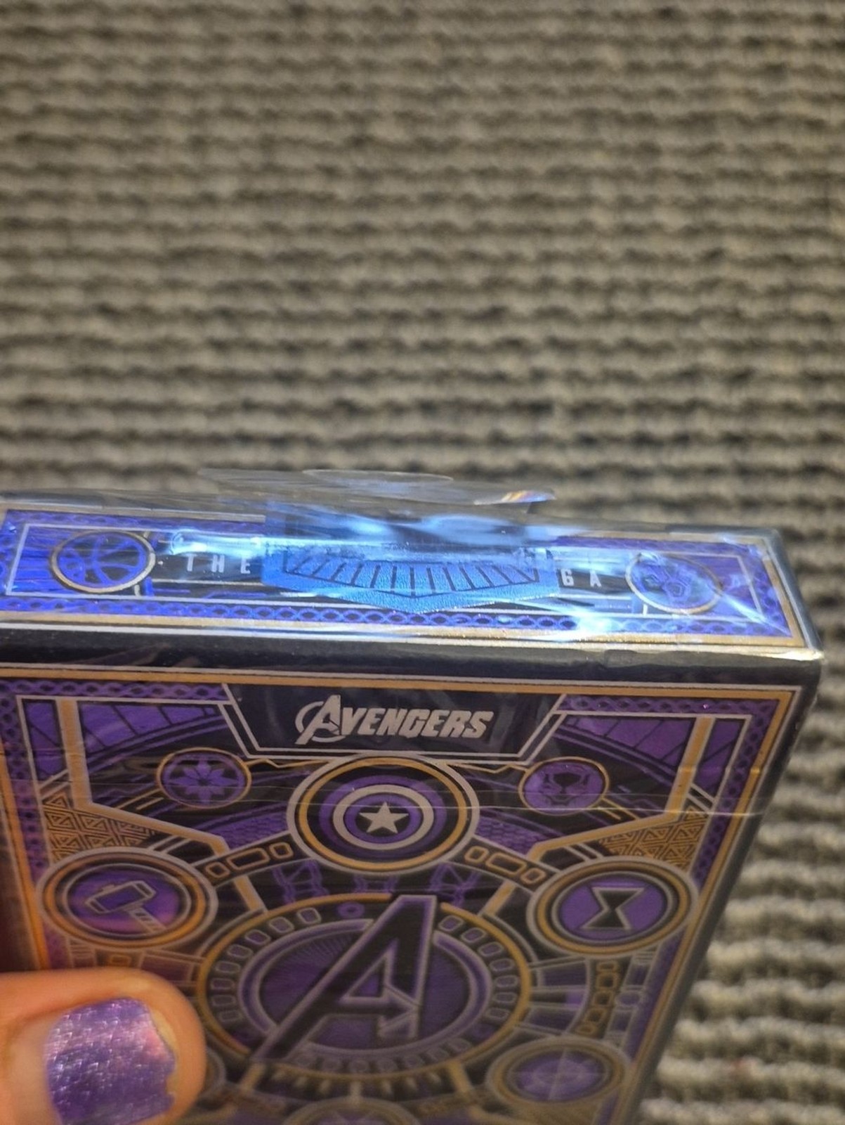 Marvel Avengers Theory 11 Purple & Gold Playing Cards