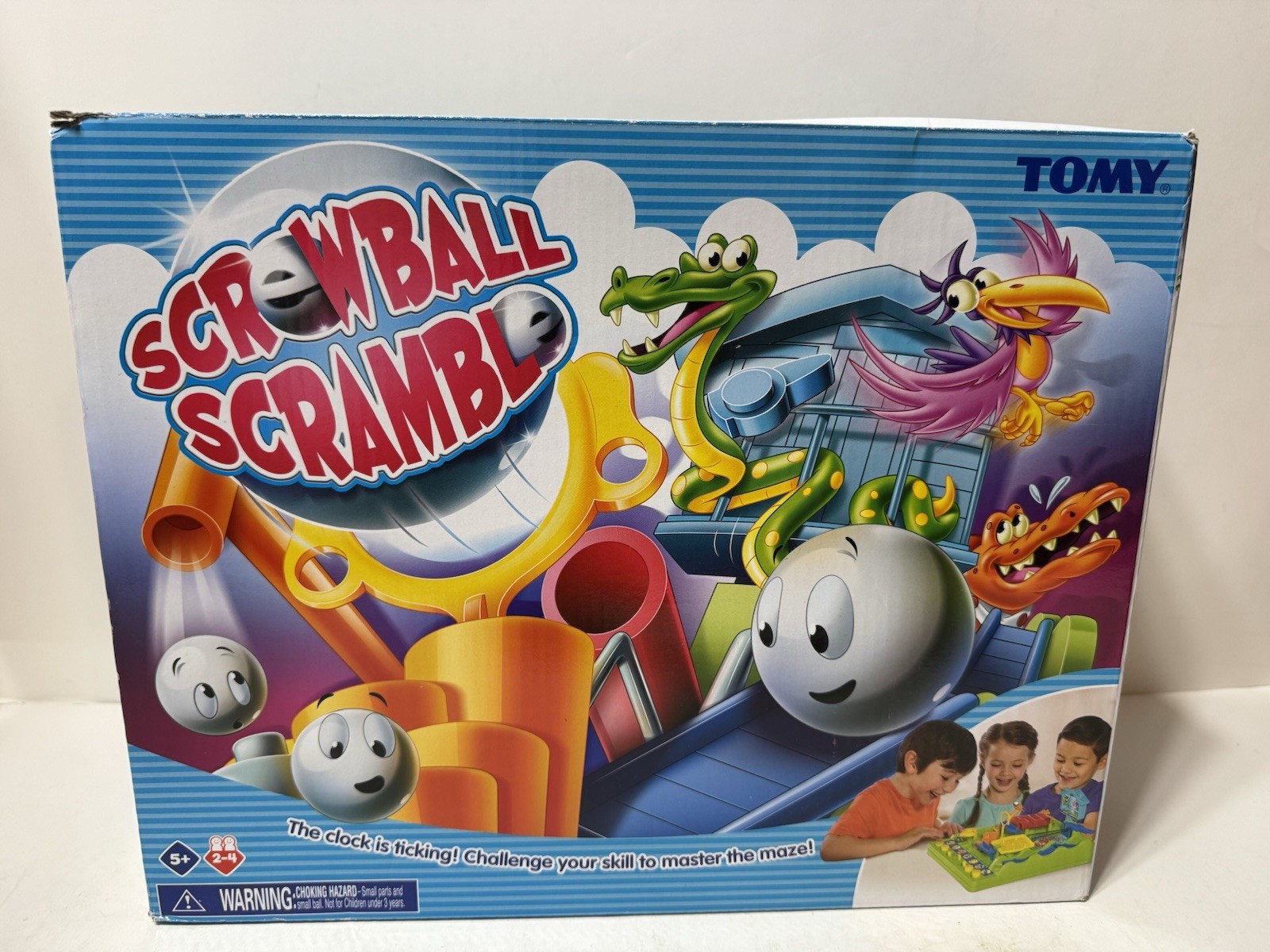 Screwball Scramble Tomy 2004 Vtg Skill Obstacle Game Complete Works See Video