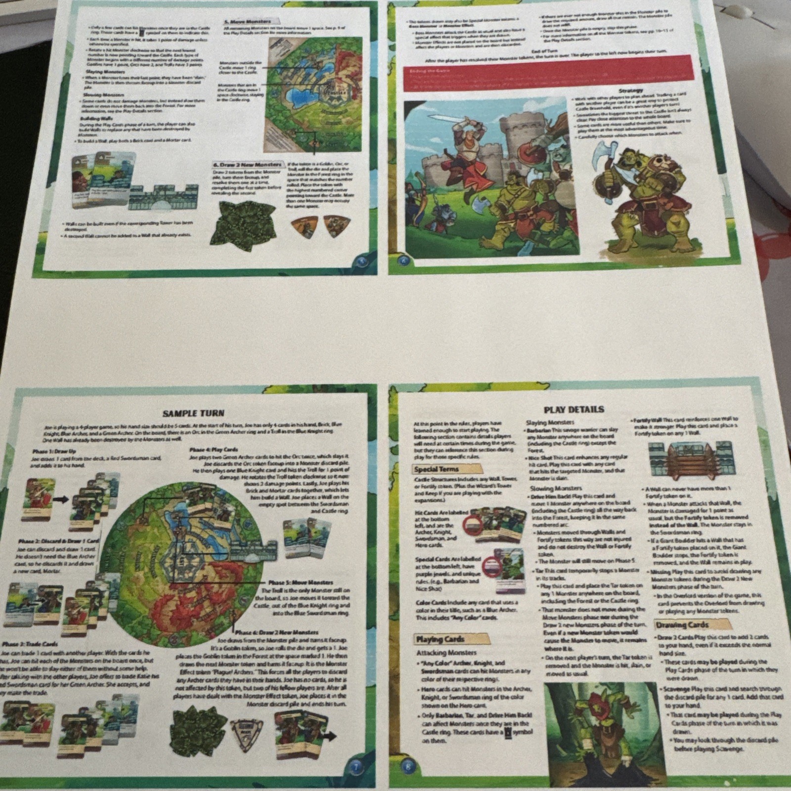 Castle Panic Board Game Fireside Games First Edition 2017 – Great Condition