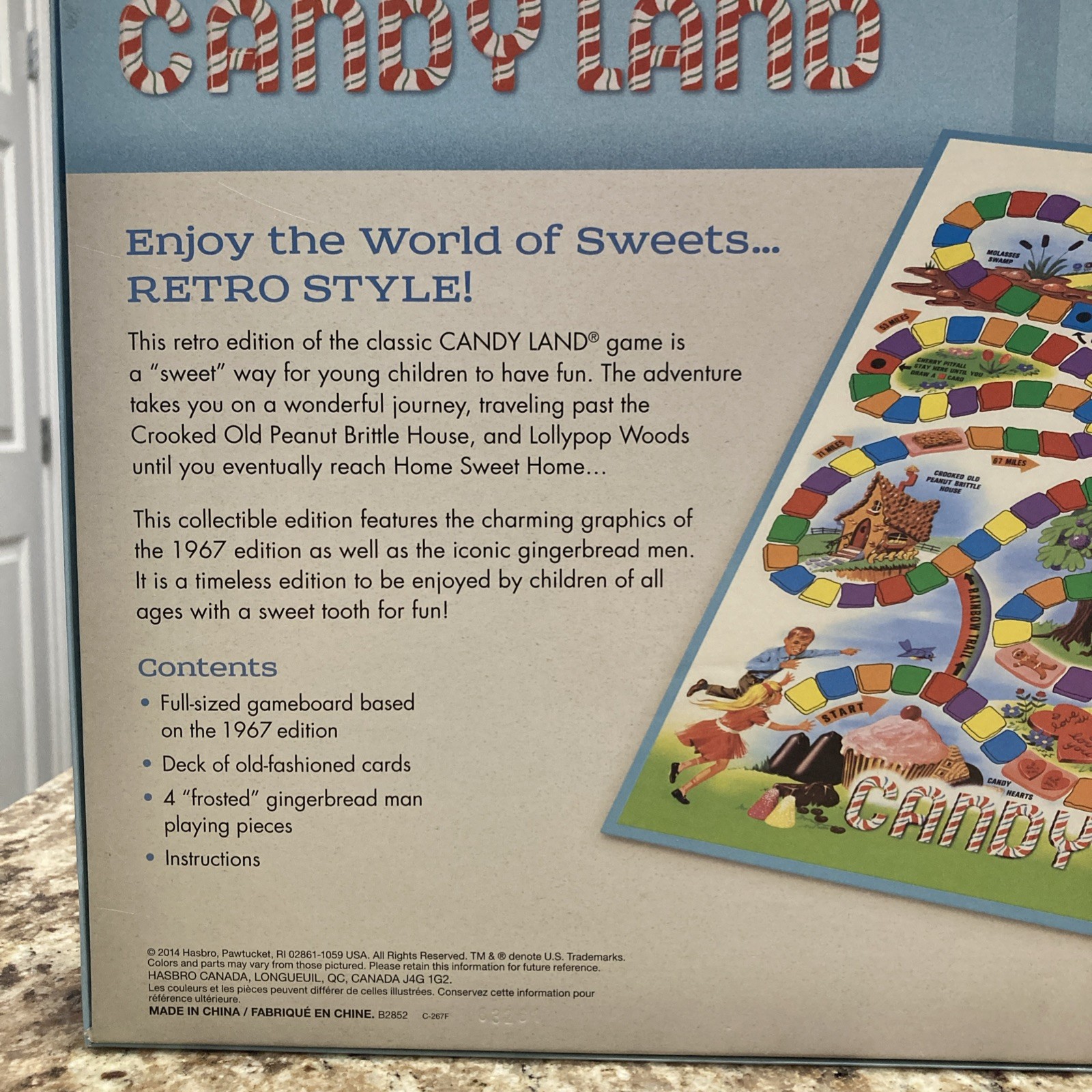 Candy Land Board Game Retro Series Based On 1967 Edition 2014 Hasbro Complete