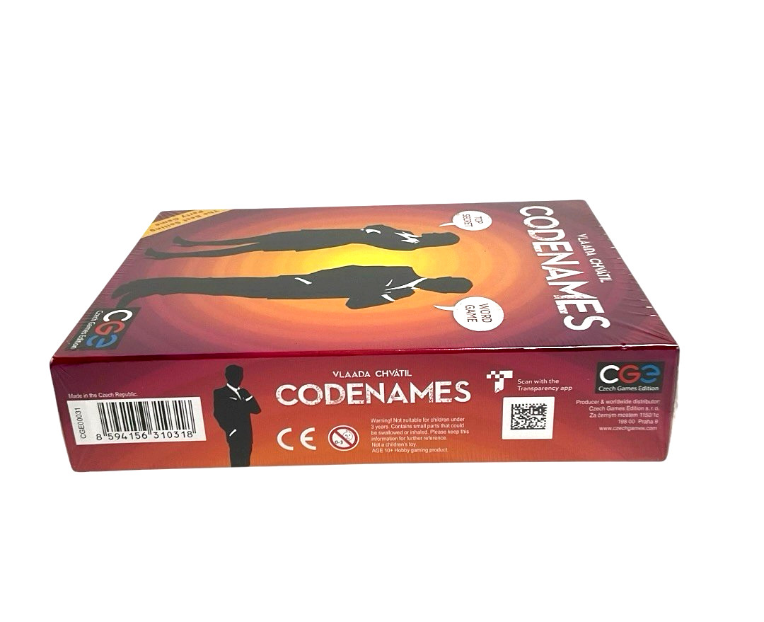 Codenames Top Secret Word Game Czech Games Edition Vlaada Chvatil