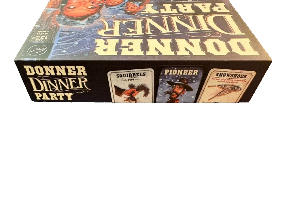 Donner Dinner Party Board Game New Unplayed Complete