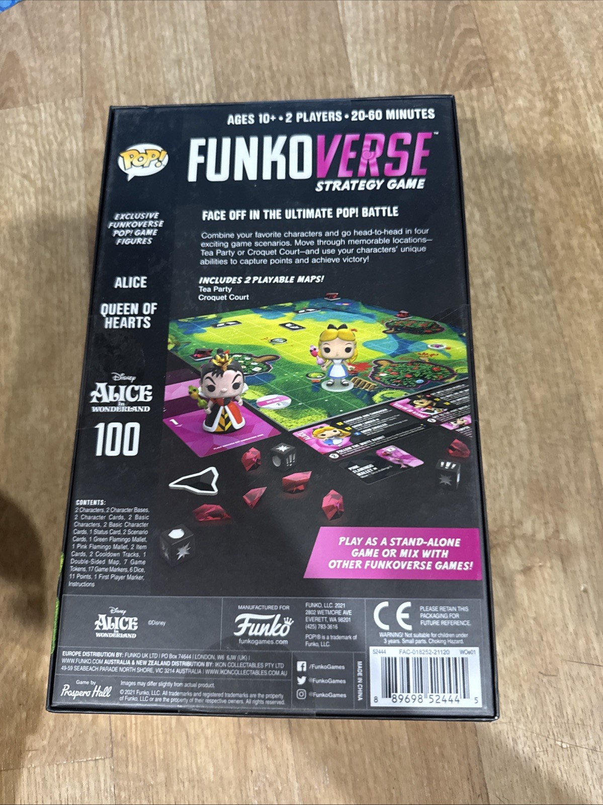 Funko Pop! Funkoverse Strategy Game Alice in Wonderland Board Game NEW