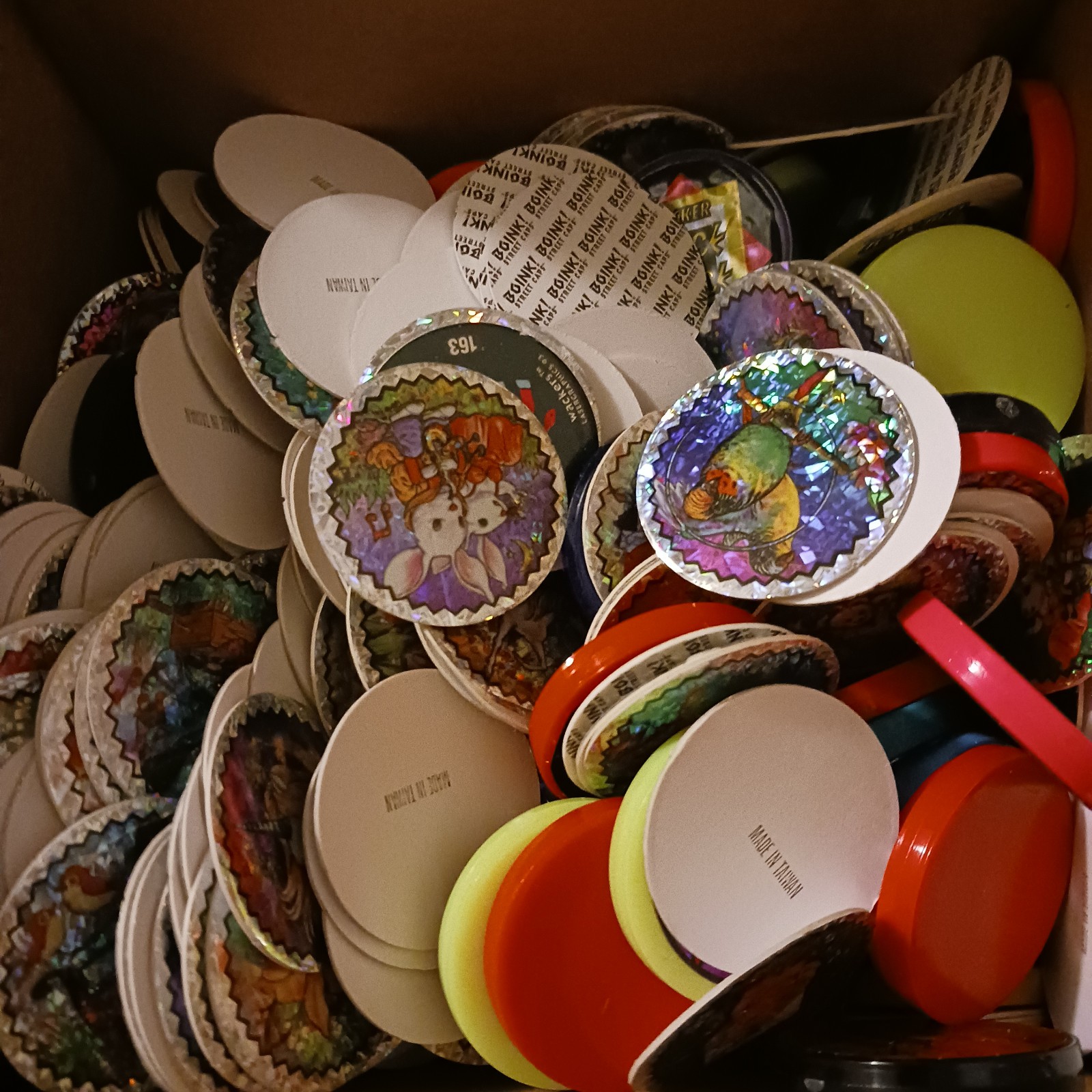 POG, MIXED BOX & SLAMMERS – 4Lbs, 800+, Vintage/Retro Toys